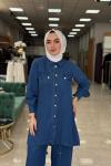 Pırıl Pantolon Takım-Mavi