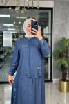 Tencel İkili Takım-Lacivert