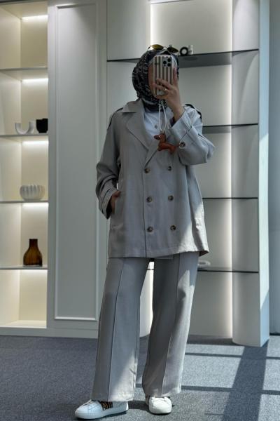 Hawai Caket Takım  Bej