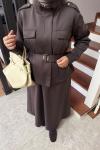 LİNA ETEKLİ TAKIM  KAHVERENGİ