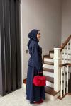 LİNA ETEKLİ TAKIM LACİVERT