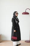 NAREL TRENÇKOT SİYAH