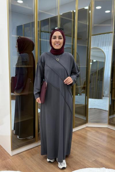 Nervür Detaylı Oysho Füme