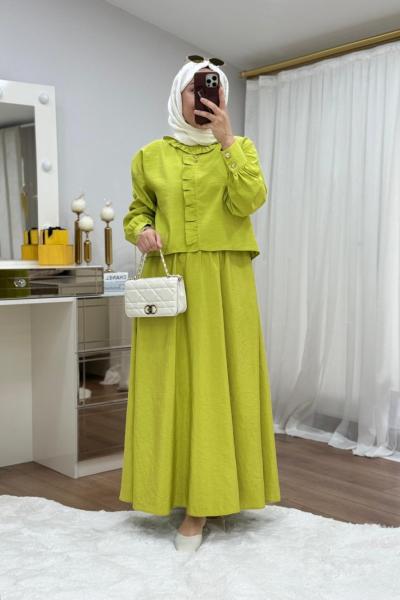 Vienna Etekli Takım  Yağ Yeşili