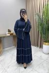 Abaya Ferace Lacivert