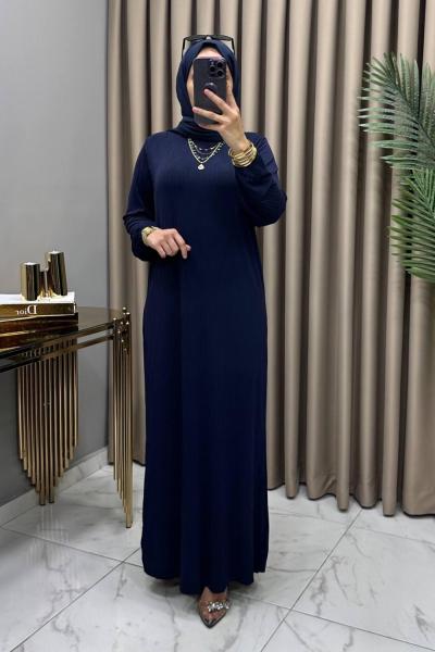 Asude Elbise Lacivert