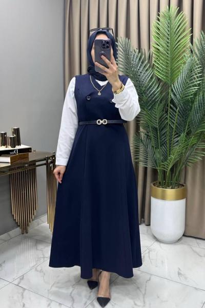 Kemerli Jile Lacivert