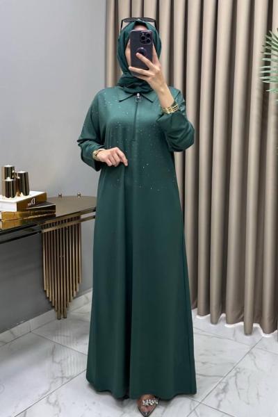 Lale Abiye Elbise Zümrüt