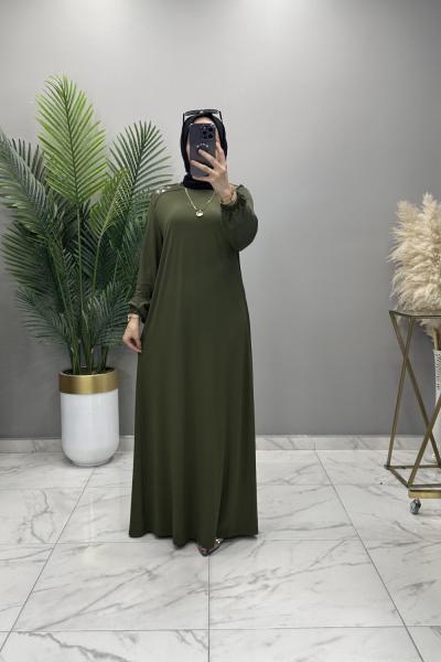 Menekşe Elbise Haki