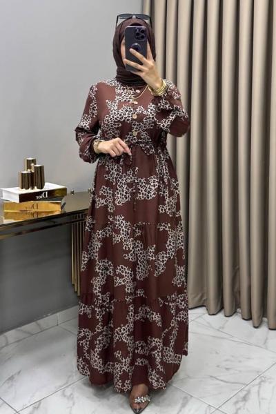 Merve Elbise Kahverengi