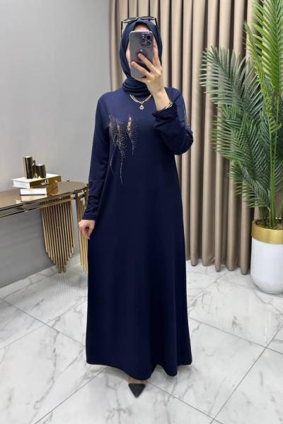 Rengin Elbise Lacivert