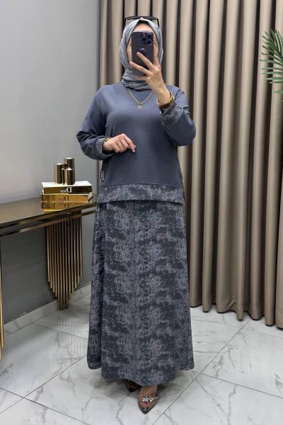 Zerafet Etekli Takım Füme