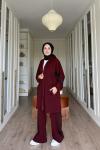 Adidas Model Eşofman Takımı -  bordo