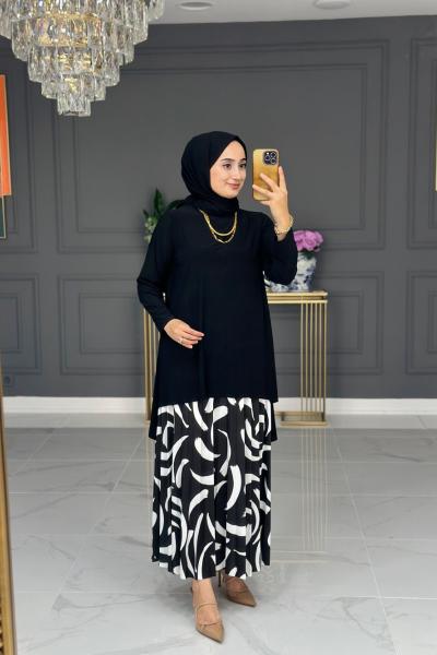 Ahsen Etekli Takım - Siyah