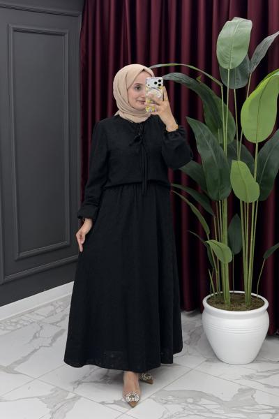 Asena Etekli Takım-Siyah