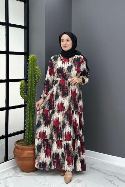 Asi Elbise - Bordo