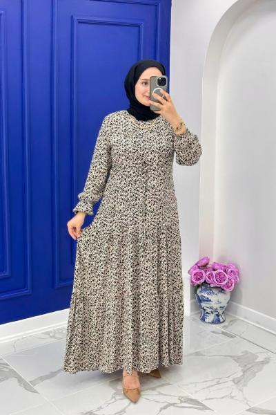 Aslıhan Elbise - Krem