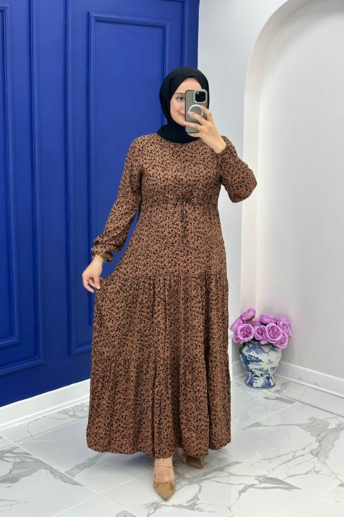 Aslıhan Elbise - Taba