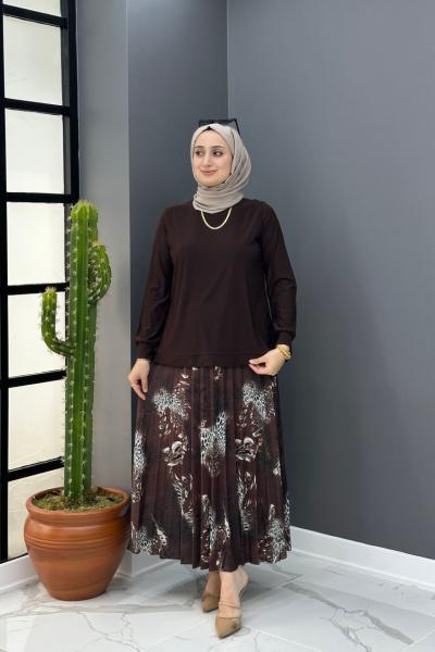 Ayşe Etekli Takım - Kahve