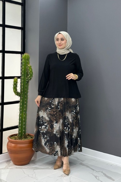 Ayşe Etekli Takım - Siyah