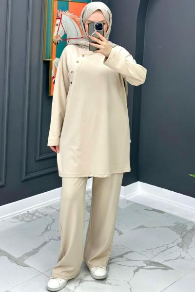 Azize Spor Takım - Bej