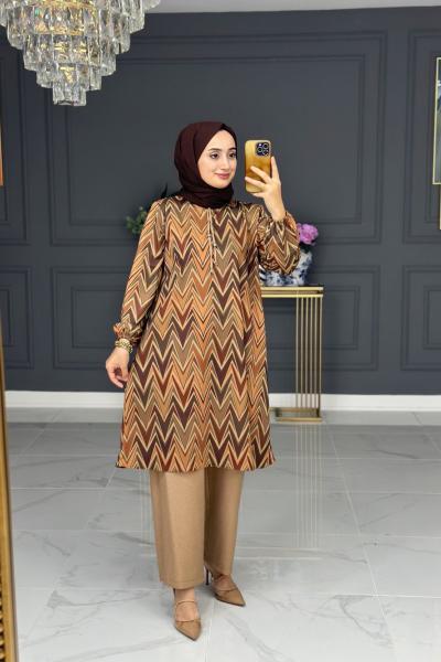 Bedriye takım - kahve