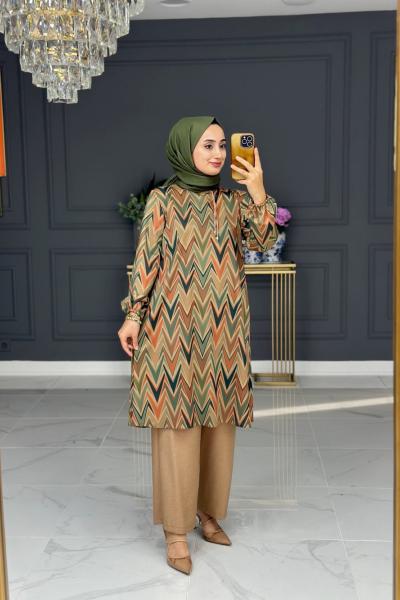 Bedriye takım - yeşil