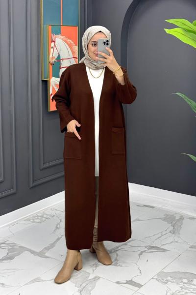 Belgin Hırka - Kahve