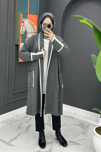 Best Triko Hırka - Gri