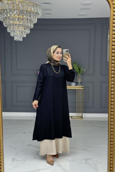 Billur elbise -siyah