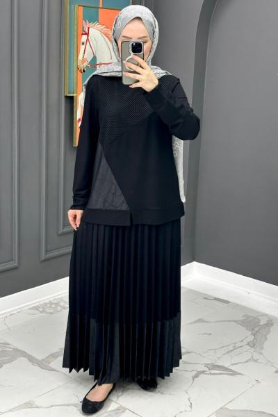 Buse Etekli Takım - Siyah