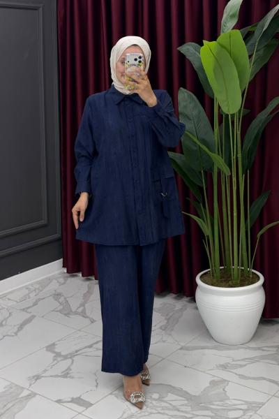 Cansu Takım-lacivert