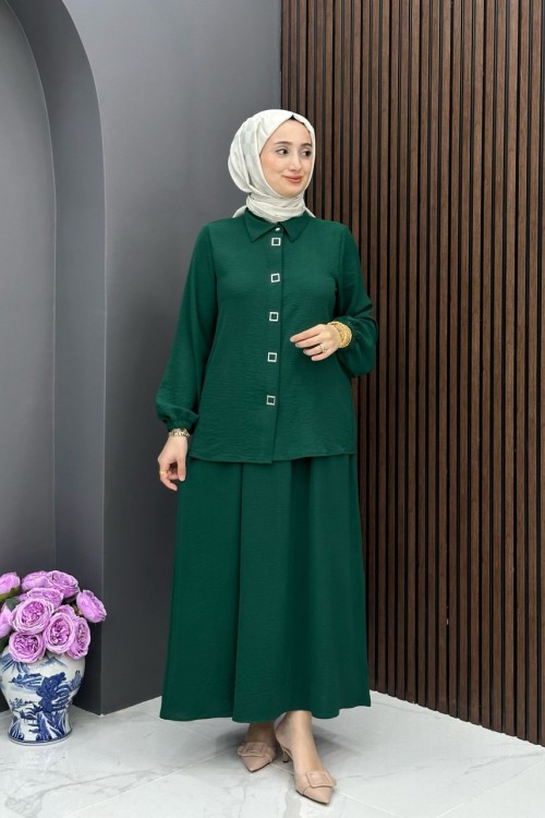 Ceyla Etekli Takım - Zümrüt