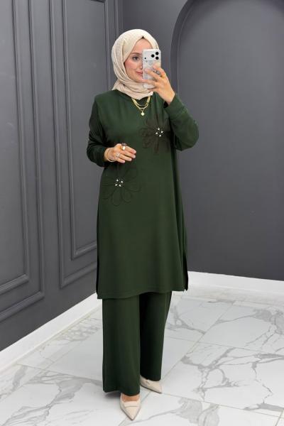 ÇİÇEK DETAYLI OYSHO TAKIM