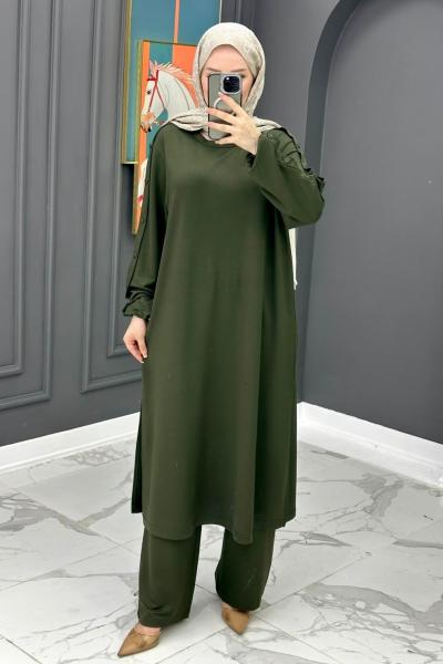 Dilek Uzun Takım - Haki