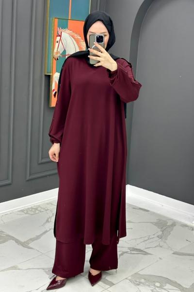 Dilek Uzun Takım - Bordo