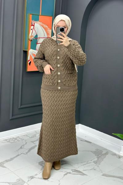 Elsa Triko Etekli Takım - Camel