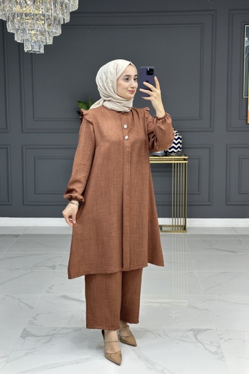 GÜLÜZAR TAKIM -  KAHVE