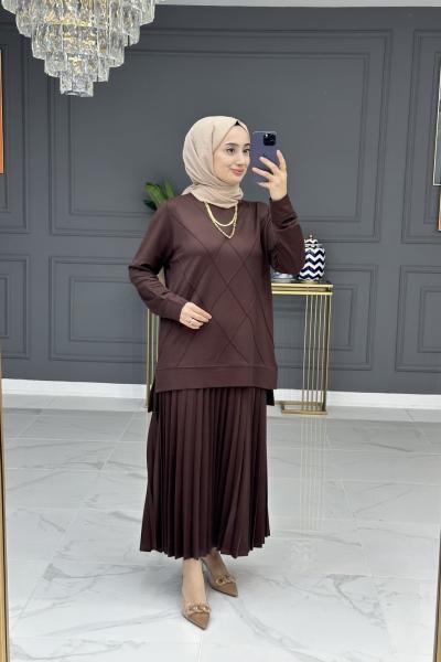 hatice etekli takım - kahve