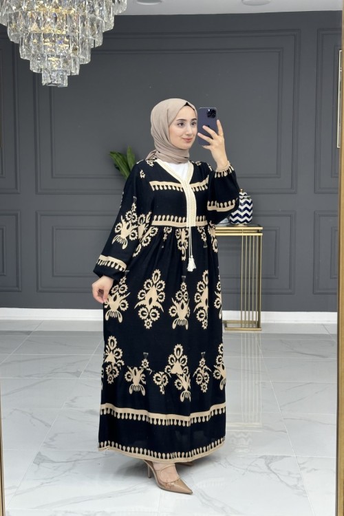 Kamelya Elbise - Vizon