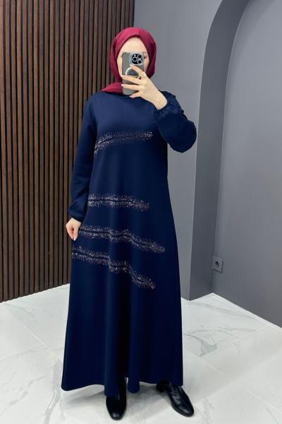 Kenza Elbise - Lacivert