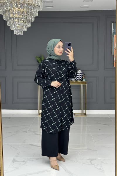 Kenza tunik - Yeşil