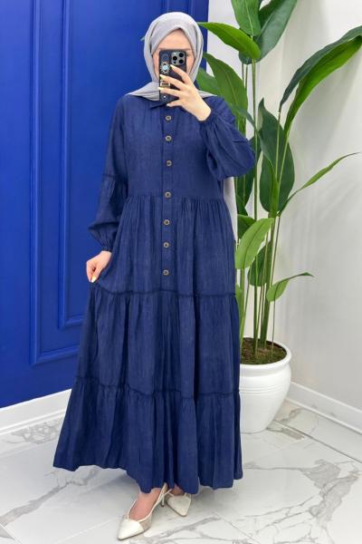 Leydi Elbise - Lacivert