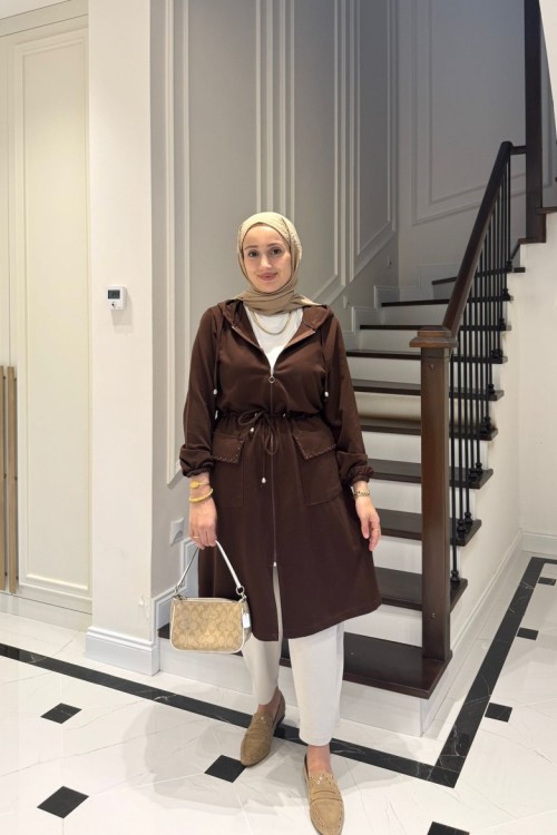 Melek Spor Kap - Kahve