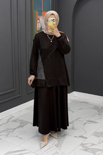 Mersa Etekli Takım - Kahve