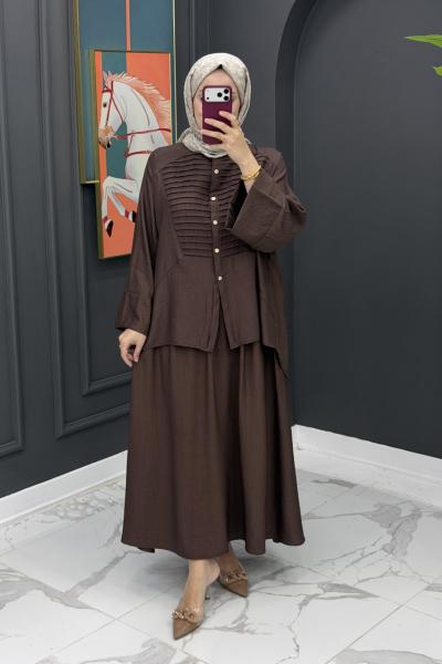 Nursima Etekli Takım - kahve