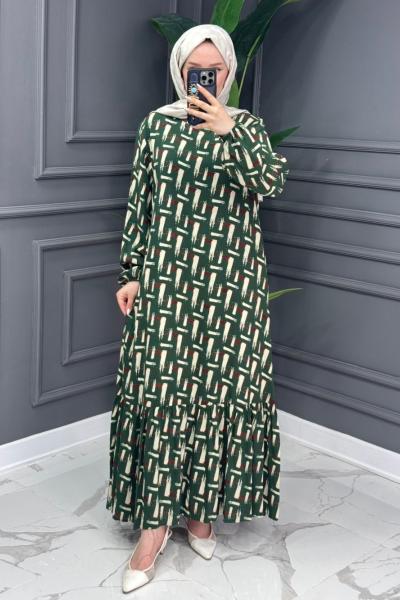 Özüm Elbise - Yeşil