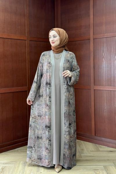 Pakize İkili Takım - Bej