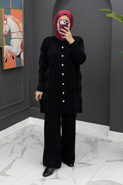 Pelda Triko Takım - Siyah