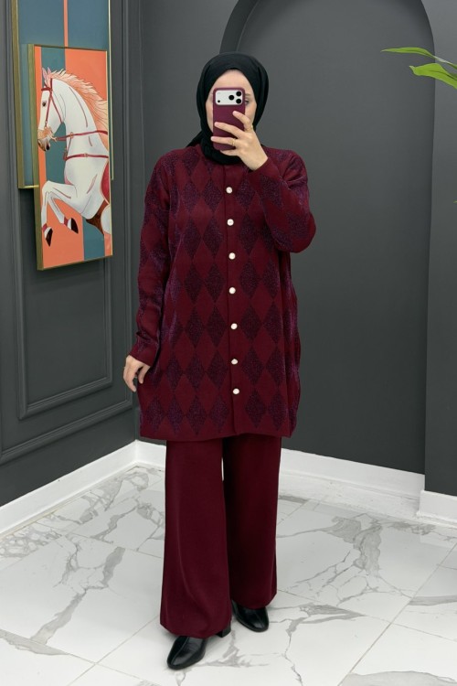 Pelda Triko Takım - Bordo